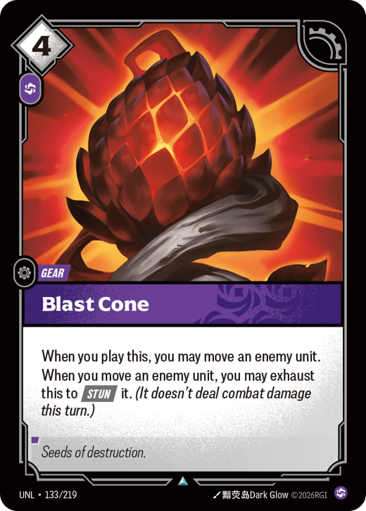 Blast Cone UNL-133/219 — Unleashed
