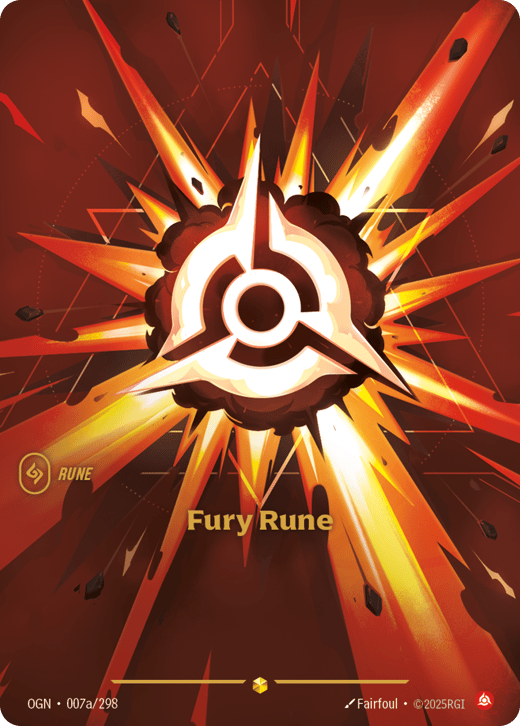 Fury Rune OGN-007a/298 — Origins