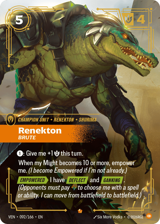 Renekton, Brute VEN-092/166 — Vendetta