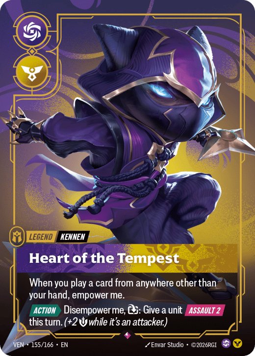 Heart of the Tempest VEN-155/166 — Vendetta