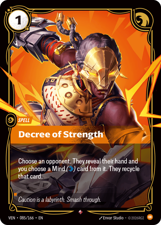 Decree of Strength VEN-085/166 — Vendetta