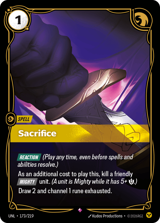 Sacrifice UNL-173/219 — Unleashed