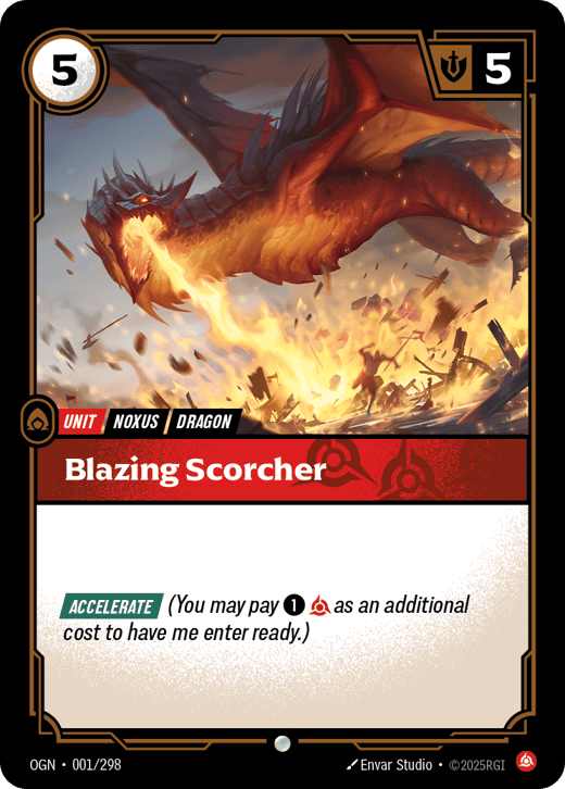 Terreur enflammée OGN-001/298 — Origins
