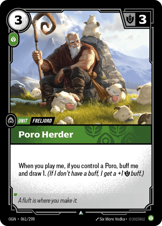 Berger de Poros OGN-061/298 — Origins