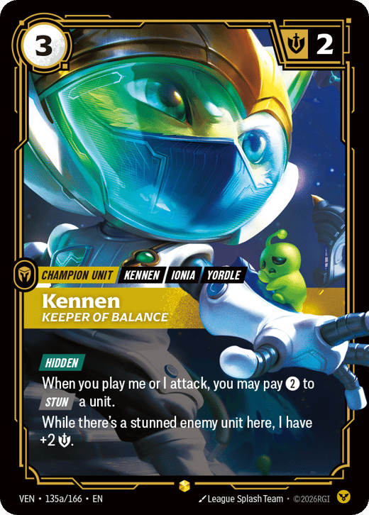 Kennen, Keeper of Balance VEN-135a/166 — Vendetta