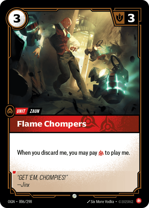 Flame Chompers OGN-006/298 — Origins Main Set