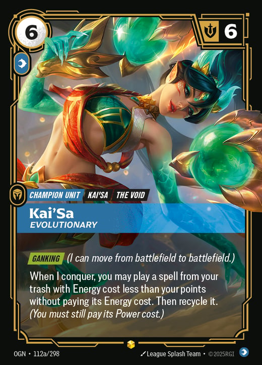 Kai'Sa, Evolutionary OGN-112a/298 — Origins