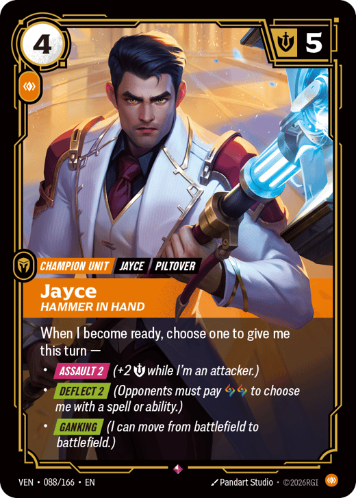 Jayce, Hammer in Hand VEN-088/166 — Vendetta