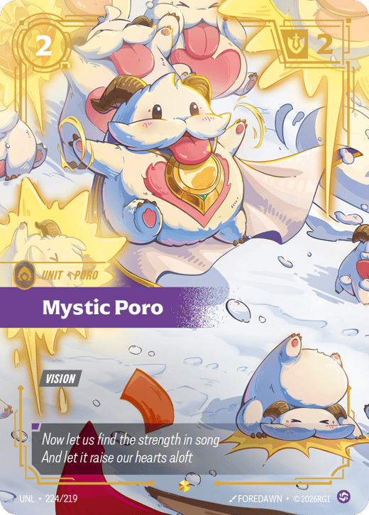 Poro mystique UNL-224/219 — Unleashed