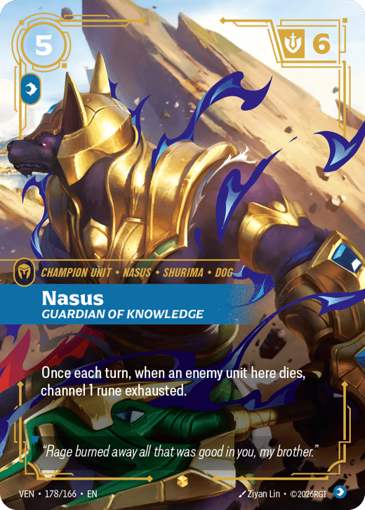 Nasus, Guardian of Knowledge VEN-178/166 — Vendetta