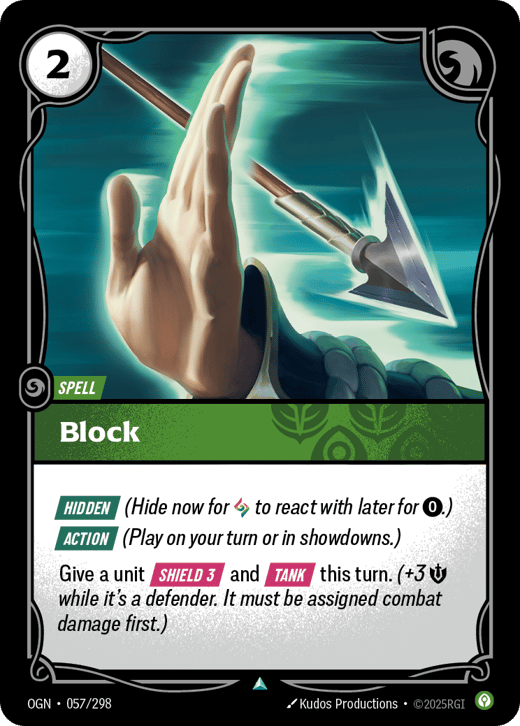 Blocage OGN-057/298 — Origins