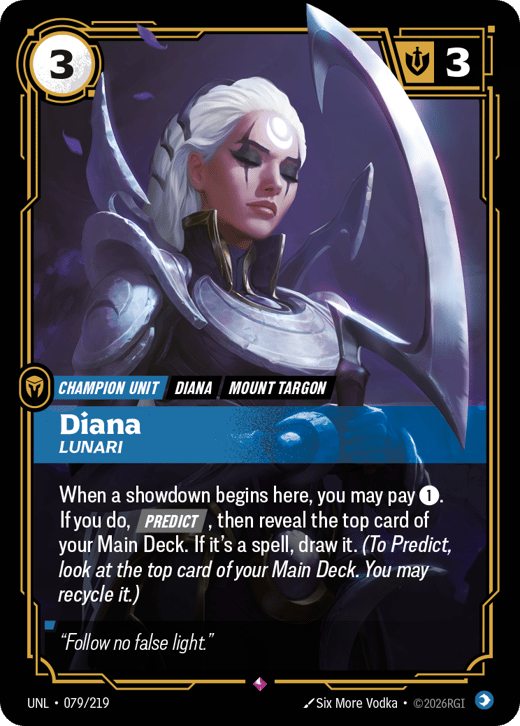 Diana, Lunari UNL-079/219 — Unleashed