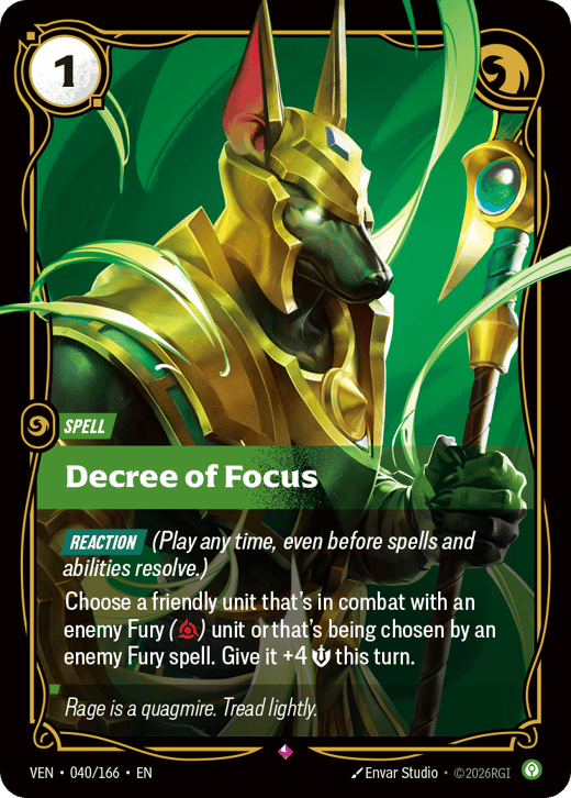 Decree of Focus VEN-040/166 — Vendetta