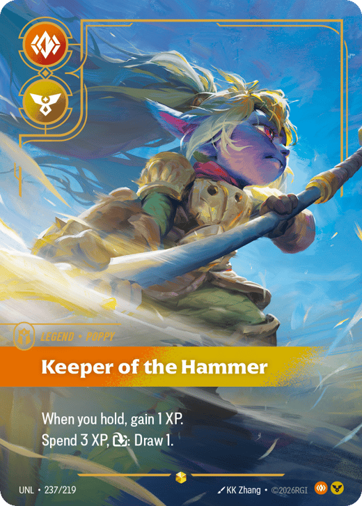 Keeper of the Hammer UNL-237/219 — Unleashed