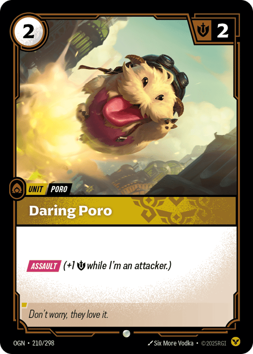 Poro téméraire OGN-210/298 — Origins