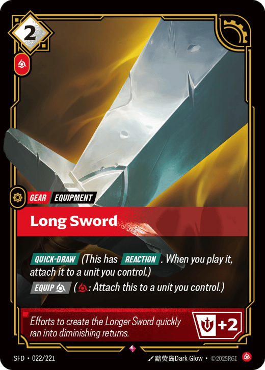 Long Sword SFD-022/221 — Spiritforged