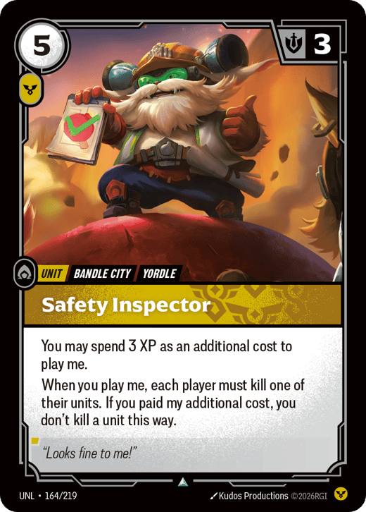Safety Inspector UNL-164/219 — Unleashed