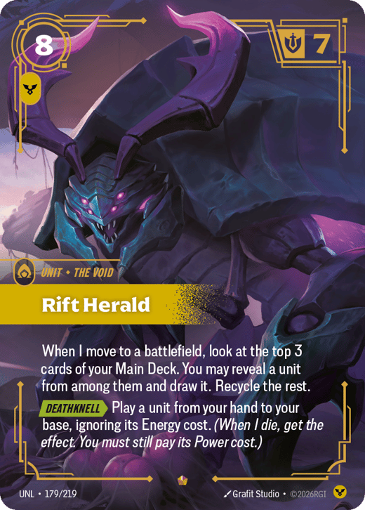 Héraut de la Faille UNL-179/219 — Unleashed