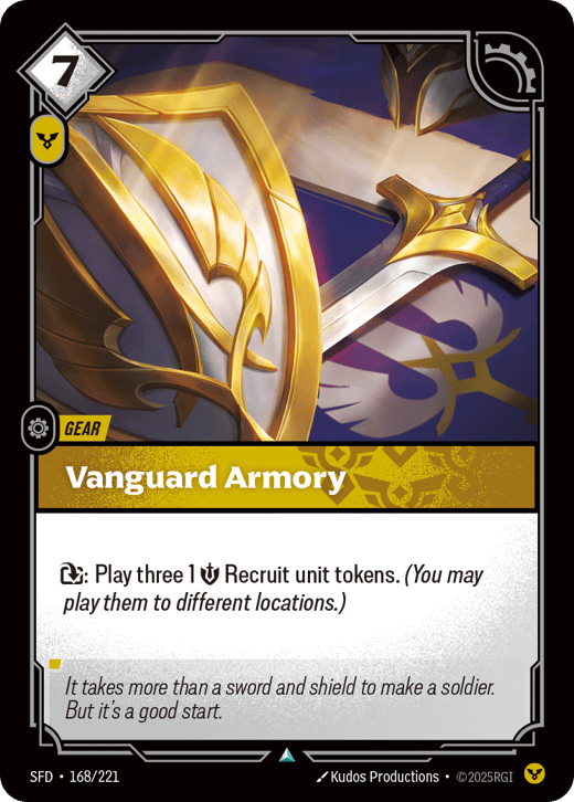Armurerie de l'avant-garde SFD-168/221 — Spiritforged