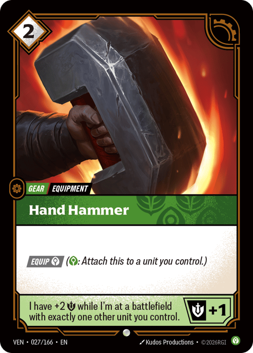Hand Hammer VEN-027/166 — Vendetta