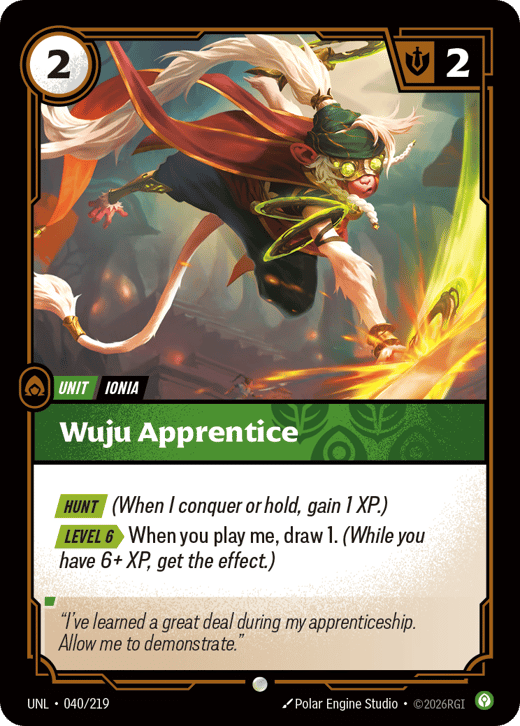 Apprenti Wuju UNL-040/219 — Unleashed