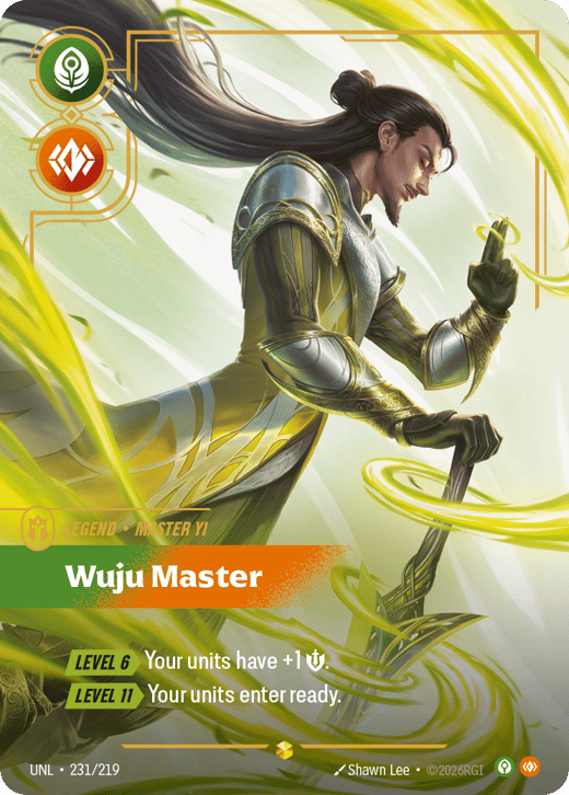 Wuju Master UNL-231/219 — Unleashed