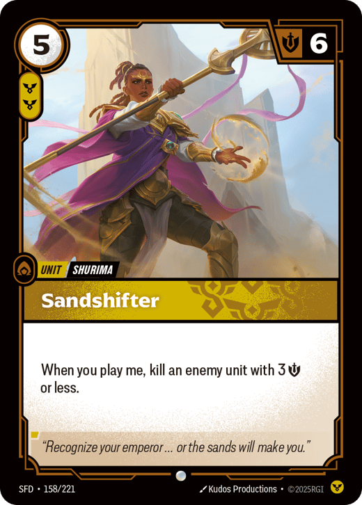 Mage des sables SFD-158/221 — Spiritforged