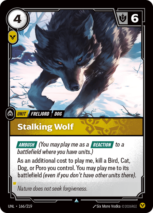Loup traqueur UNL-166/219 — Unleashed