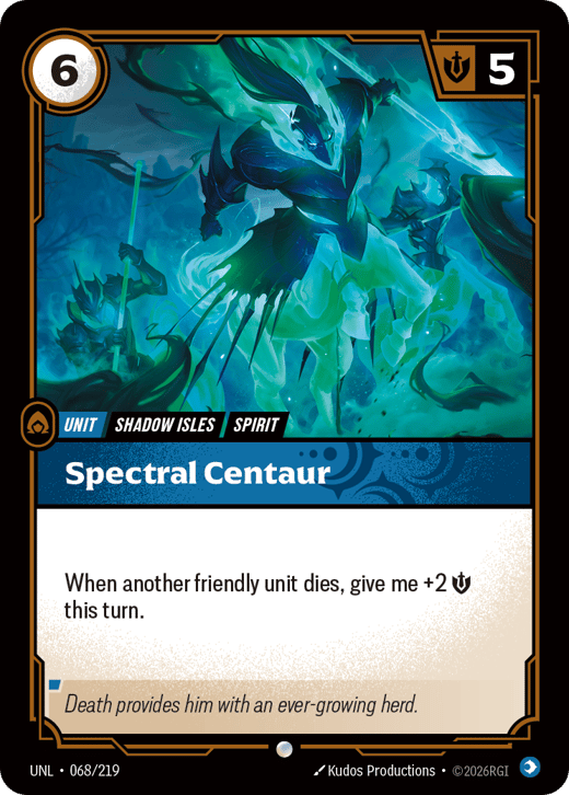 Centaure spectral UNL-068/219 — Unleashed