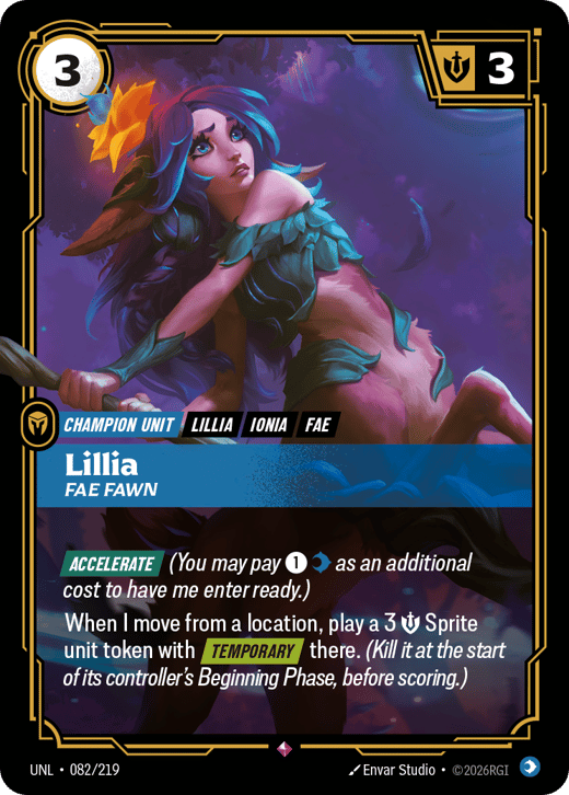 Lillia, Faon féérique UNL-082/219 — Unleashed