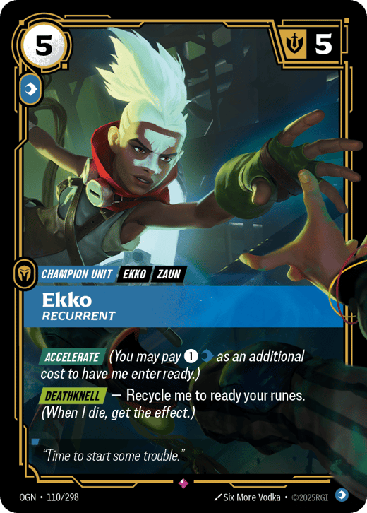 Ekko, Recurrent OGN-110/298 — Origins Main Set