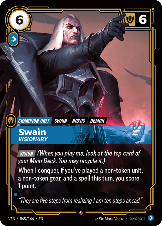 Swain, Visionary VEN-065/166 — Vendetta