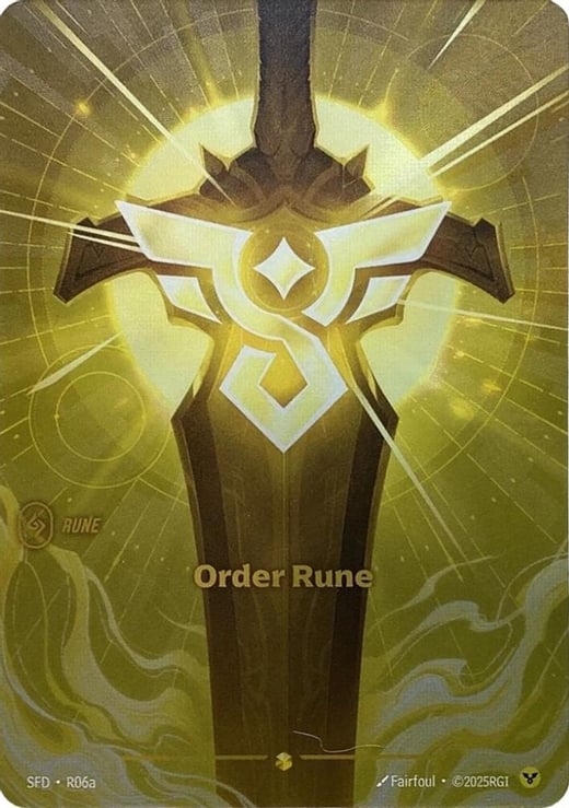 Order Rune SFD-R06A — Spiritforged