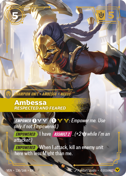 Ambessa, Respected and Feared VEN-136/166 — Vendetta