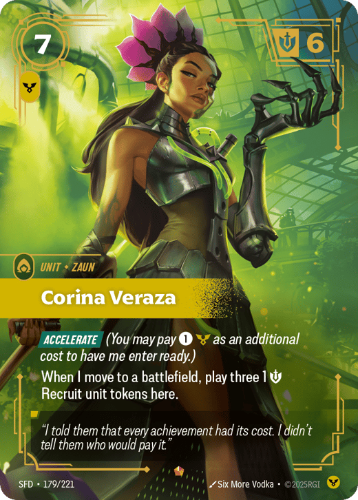 Corina Veraza SFD-179/221 — Spiritforged