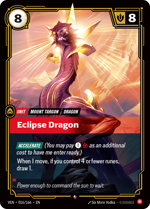 Eclipse Dragon VEN-016/166 — Vendetta