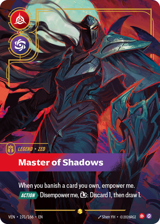 Master of Shadows VEN-191/166 — Vendetta