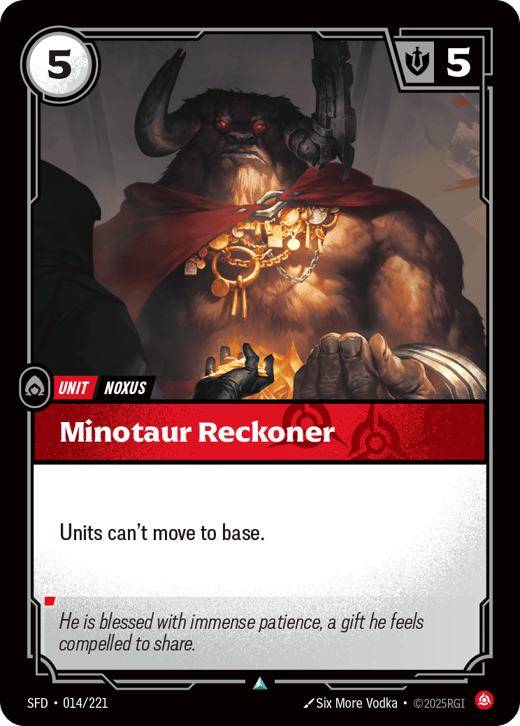 Arénaire minotaure SFD-014/221 — Spiritforged