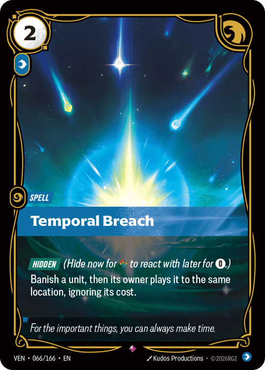 Temporal Breach VEN-066/166 — Vendetta