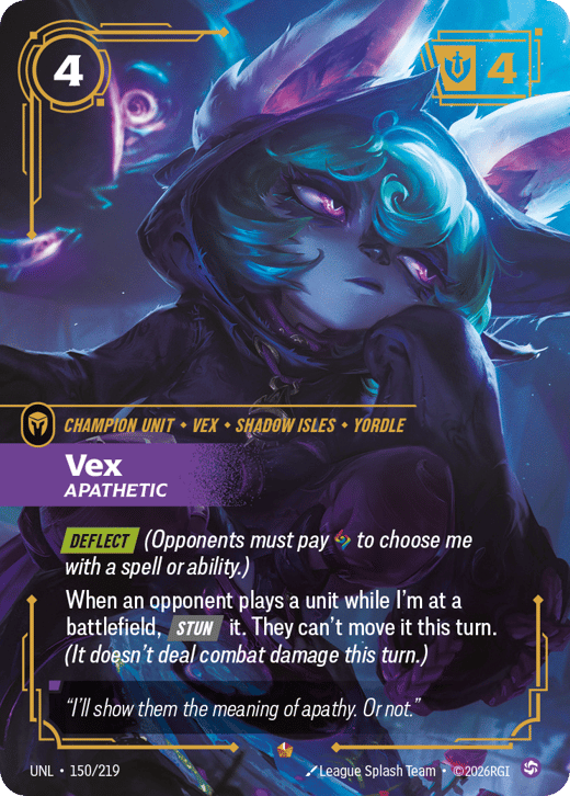 Vex, Apathique UNL-150/219 — Unleashed