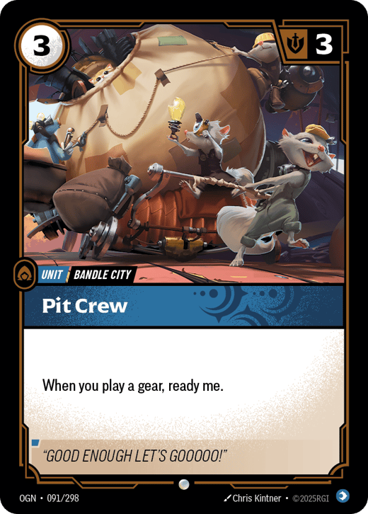 Pit Crew OGN-091/298 — Origins