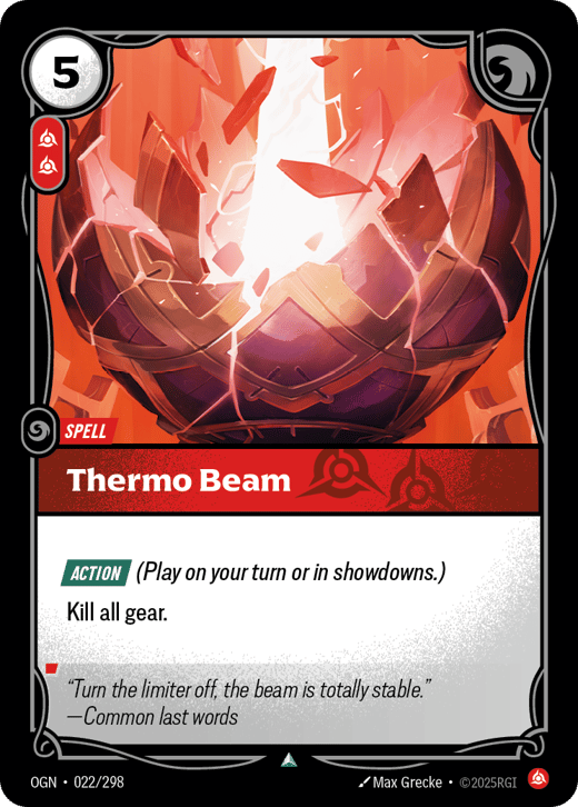 Thermo Beam OGN-022/298 — Origins