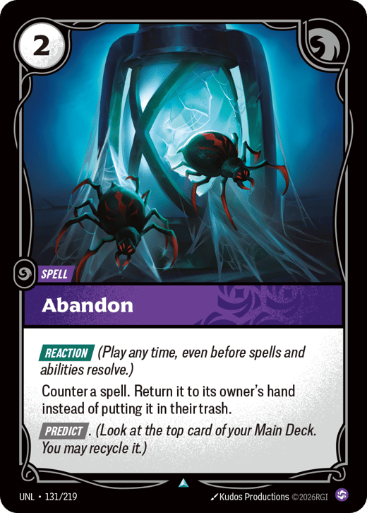 Abandon UNL-131/219 — Unleashed