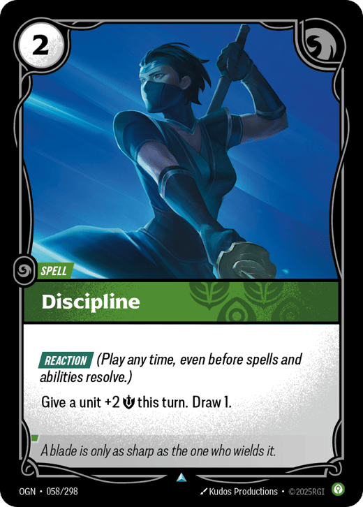 Discipline OGN-058/298 — Origins