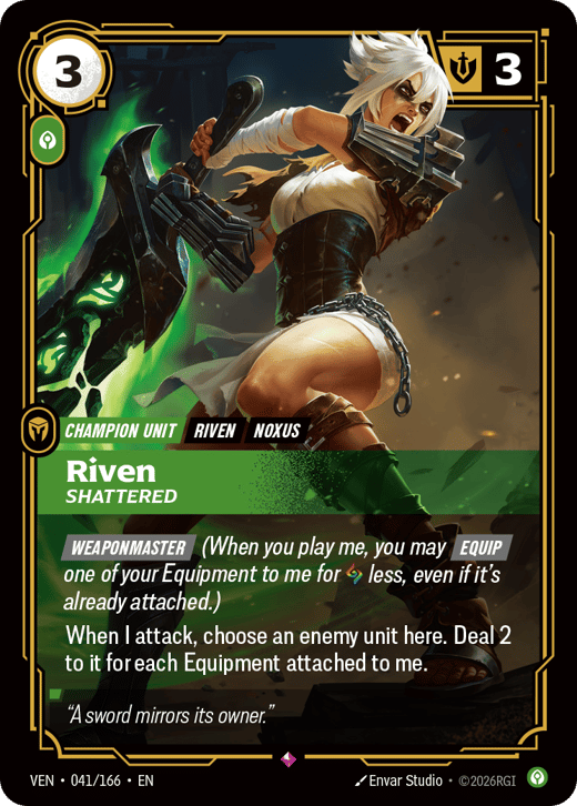 Riven, Shattered VEN-041/166 — Vendetta