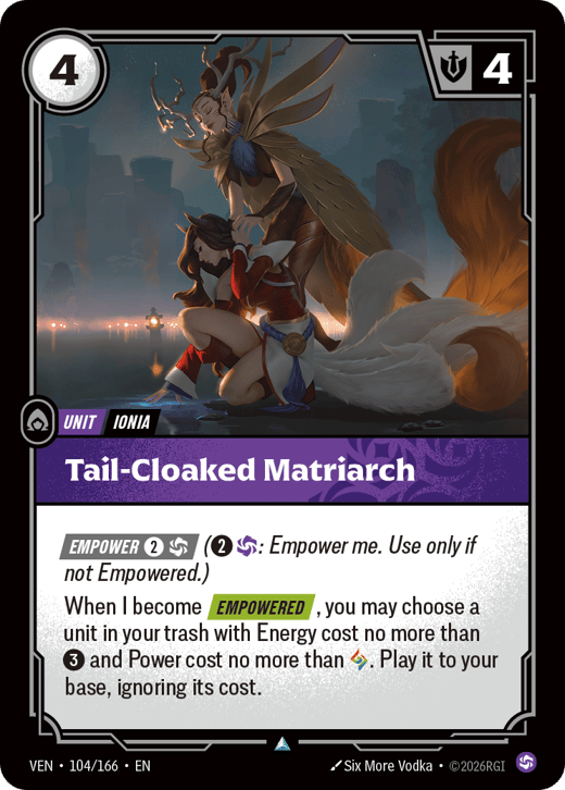 Tail-Cloaked Matriarch VEN-104/166 — Vendetta
