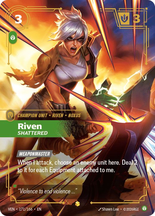 Riven, Shattered VEN-171/166 — Vendetta