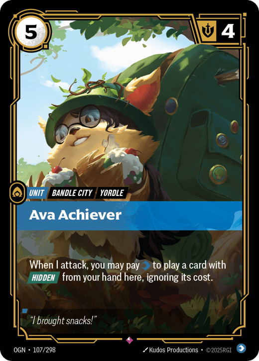 Recrue Ava OGN-107/298 — Origins