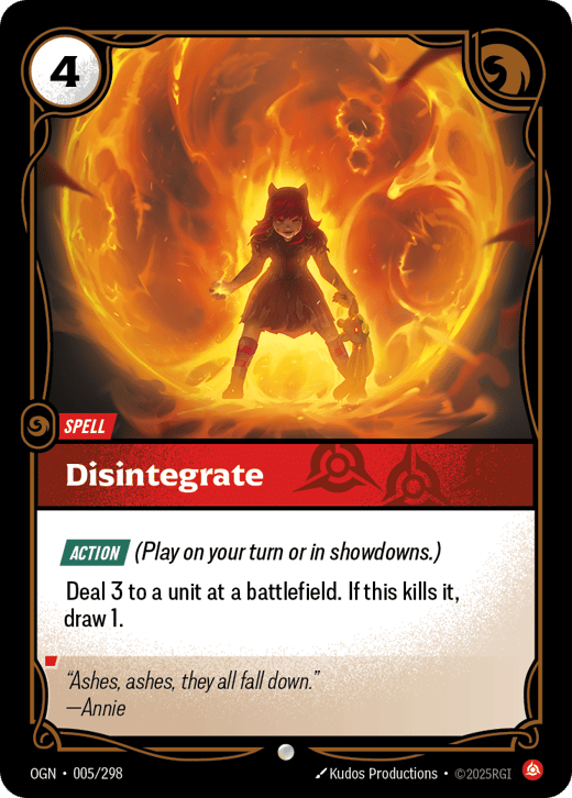 Disintegrate OGN-005/298 — Origins
