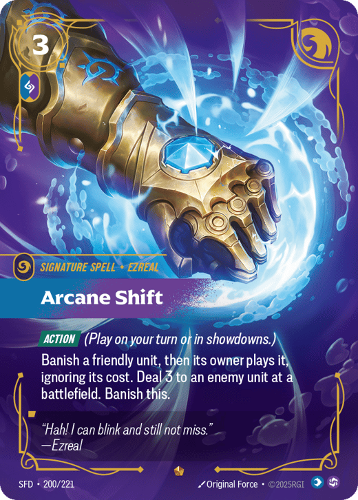 Transfert arcanique SFD-200/221 — Spiritforged